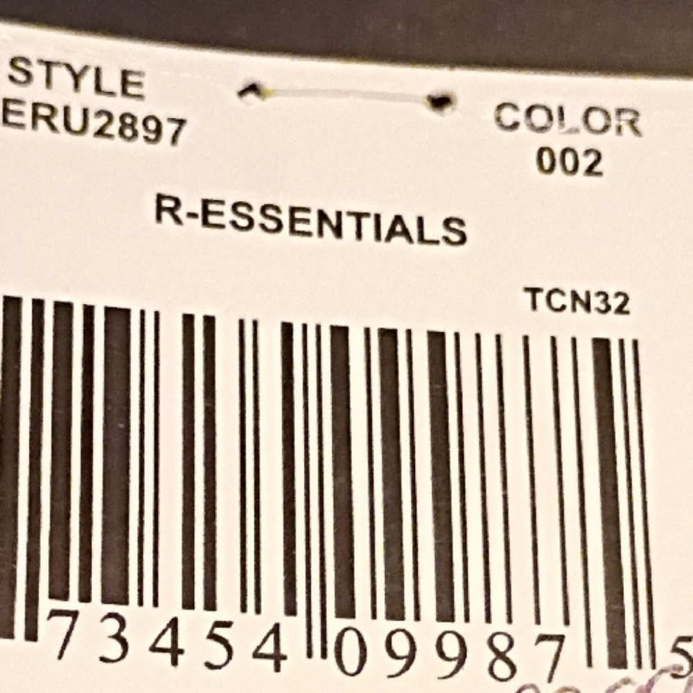 Y2K Men's Jeans 30x30 Relaxed Dark Rinse Straight  Claiborne Essentials NWT - Picture 4 of 8